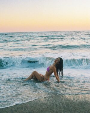 Victoria Justice Instagram - a little bit of Down on film 🎞️💜 
music video out now ☺️
📸: @mattglenn