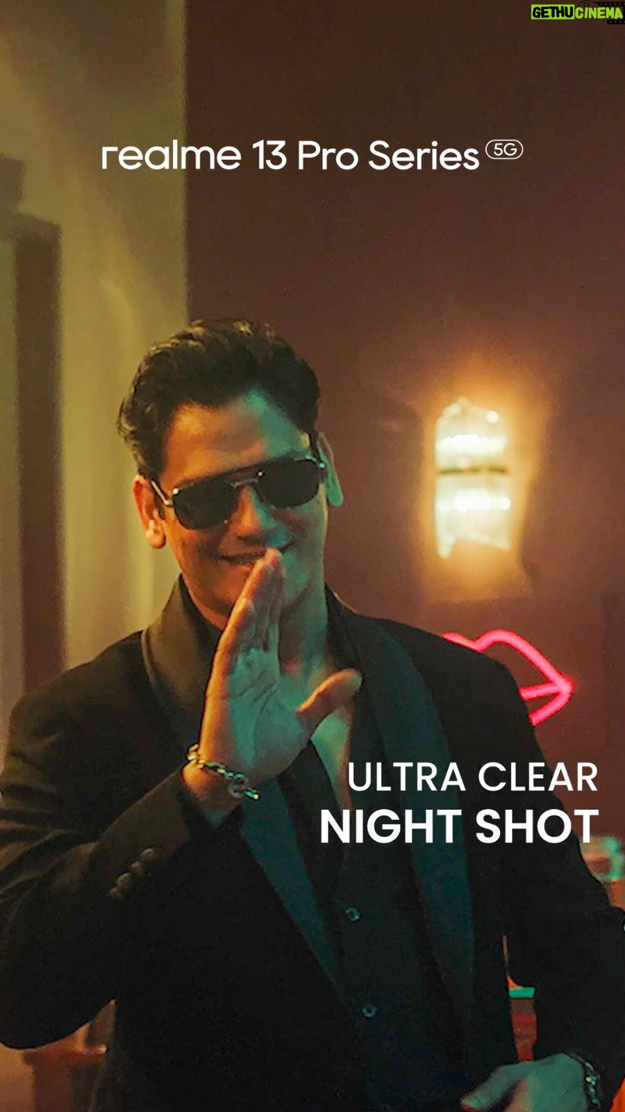 Vijay Varma - 373.4K Likes - @itsvijayvarma dominates the scene, while @tamannaahspeaks nails the shot with the #realme13ProSeries5G’s revolutionary Ultra Clear Night Shot camera. Darkness? No problem.
Know more: Link in bio.
#UltraClearCameraWithAI #Ad