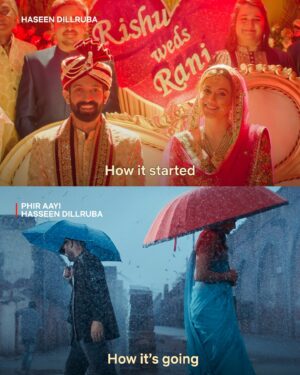 Vikrant Massey Instagram - Waqt ne kiya koi…Hasseen sitam? 👀 🥀

#PhirAayiHasseenDillruba premiers 9 August, only on Netflix!