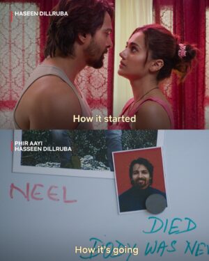 Vikrant Massey Instagram - Waqt ne kiya koi…Hasseen sitam? 👀 🥀

#PhirAayiHasseenDillruba premiers 9 August, only on Netflix!