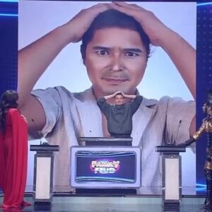 Viñas Deluxe Instagram - 🗓️06.21.24 Divine Divas guesting on Family Feud together with Rampa Reynas! 

Dingdong Dantes approved 👍 ang make up transformation of our Pambansang Bunganga, Viñas Deluxe! 👄

You can watch full video here: 🔗https://www.youtube.com/live/ryV978KayYc?feature=shared

Credits: Youtube/FamilyFeudPhilippines