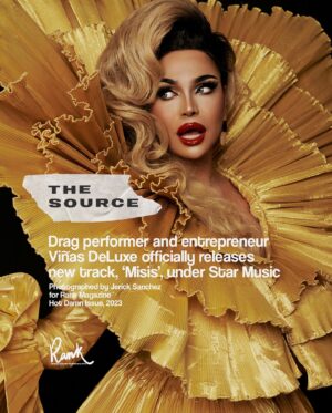 Viñas Deluxe Instagram - NEW RELEASE: #DragRacePhilippines fan favorite, entrepreneur, and one third of the iconic drag trio Divine Divas (@divinedivasph), Viñas DeLuxe (@vinasdeluxe), recently dropped a new track, “Misis”, under Star Music PH (@starmusicph). 

The song bridges the one year gap since the beloved queen’s loved cover of “I’m Feelin’ Sexy Tonight” was launched to fan acclaim in 2023 and a month since the release of “Oh, Divine Diva” with Precious Paula Nicole (@preciouspaulame) and Brigiding (@brigiding) via Star Pop (@starpopph).

Photographs: Jerick Sanchez (@jericksanchez) 
Rank Magazine
Hot Damn! Issue, 2023