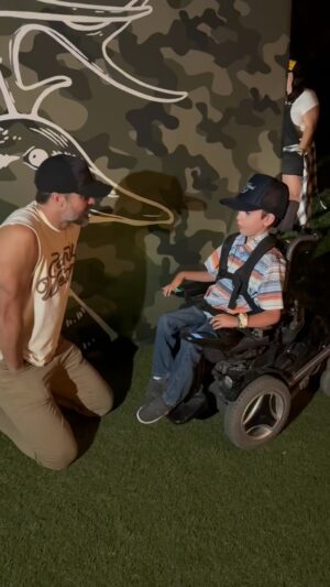 Walker Hayes Instagram - I met Marty tonight.  Marty saw Oakleigh’s foot print tattooed on my arm and was curious.  I told him that Oakleigh was in heaven.  He said he knew someone there too.  His dad.  He lost his dad to cancer when he was five.  Just how amazing would it be if his dad, my dad, Oakleigh and Jesus were all together there…watching us have this conversation!!!!! I mean how cool would that be.  Maybe they were.  I don’t know.  Anyway, the Lord gave me a massive hug through this remarkable young man’s honesty and courage.  Marty, your version of AA is way, way, way… better than mine💪 Thank you for blessing us tonight🙏 Thank you so much🥲