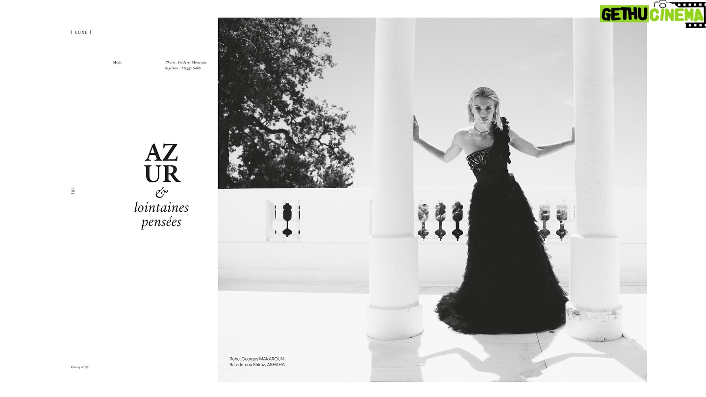Wallis Day - 12.4K Likes - AZUR & Lointaines pensées… for @oniriqmagazine with @wallisday 🤍
Directed by @frederic.monceau
Style @meggysabb
Hair @virginie.pineda from @thevisionariesagency
Make up @rachidtahar from @airportagency
Video @gianmeinecke
Editor @dbusso
Thks to @farouk_chekoufi