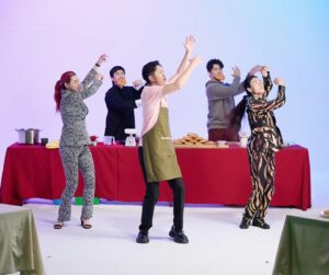Wego Instagram - 🍩 FAKE IT TILL YOU MAKE IT 🍩
 
Take a peek behind the scenes at some of the fun moments we had filming our music video! 'Fake It Till You Make It' music video OUT NOW - link in bio 😋🎬
. 
(also does anyone know what we're doing in the last photo? 🤔) 
.
. 
#fakeittillyoumakeit #laborday #donut #newmusicvideo #keytar #musicvideo #newtrack #hardwork #dedication #newrelease #musicians #musicianlife #originalmusic #indiemusic #rockingout #celebrate #hardworkers #music #musician #taipei #taiwan