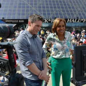 Whit Johnson Instagram - BTS moments before @robinrobertsgma and @whitjohnsontv saw the total solar eclipse! ☀️🌑