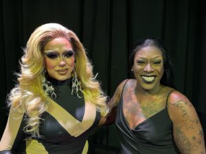 Widow Von'Du Instagram - She came. She saw. She conquered Columbia and it was such a great night hanging with you @indiaferrah 😘 see you again soon!