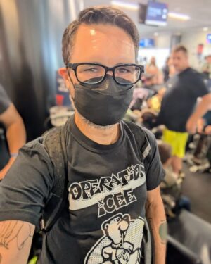 Wil Wheaton Instagram - Point of departure sublimated in a selfie.