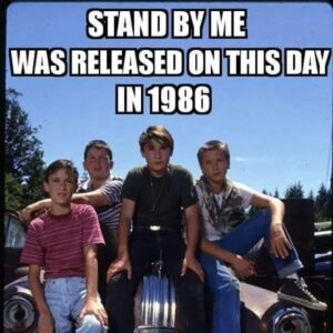Wil Wheaton Instagram - I was never in another movie, later on in life, like the one I was in when I was 12.

EDIT: Anne just told me this is off by one day. Stand By Me came out on August 8th, which is also her birthday. She remembers, because she saw it on opening day, for her birthday. Woah.