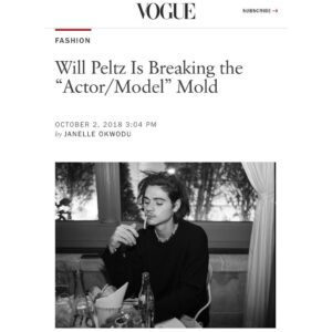 Will Peltz Instagram - New diary for vogue.com 🍟