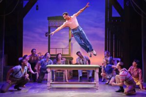 Will Roland Instagram - We are having an absolute blast up here in Connecticut making Summer Stock (A New Song And Dance Musical). If you wanna pop up to Connecticut, you've got 38 more chances to catch a big show on a small stage!

🍒🍒🍒🍒🍒🍒🍒🍒🍒🍒🍒

📸: Diane Sobolewski

🎭: 
Book & Additional Lyrics by Cheri Steinkellner | Based on the classic MGM film; Produced by special arrangement with Warner Bros. Theatrical Ventures | Scenic Design by Wilson Chin | Costume Design by Tina McCartney | Lighting Design by Jeff Croiter | Sound Design by Jay Hilton | Wig, Hair & Makeup Design by Liz Printz | EDI Consultant Kira Troilo | Production Stage Manager Bradley G. Spachman | Casting by Tara Rubin Casting | Music Direction by Adam Souza | Music Supervision, Arrangements and Orchestrations by Doug Besterman | Directed & Choreographed by Donna Feore