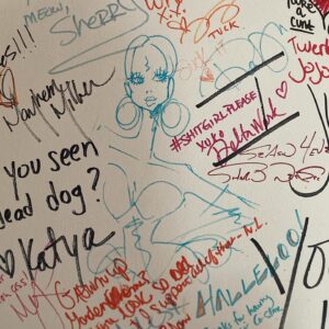 Willam Belli Instagram - when i was on Drag Race and i didn’t know what to do for a challenge, i would ask myself WWRD? and it always worked. my favorite part about coming to work at Mickeys on Sundays from 2003-2005 was seeing what Raja was gonna show up in and now my door at my studio has its own Raja Drawja on my door for life. @sutanamrull 🙌