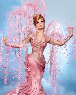 Willow Pill Instagram - A Willow Tree come to life! This is an outfit I’ve dreamed of since I began drag and knew it’s how I wanted to end my reign. May you all take shelter under me, being queer and free forever. 🌿

I’m also so excited to have a new T-shirt designed by the talented @girthofvenus available in my store! Link in bio 🌸

Outfit and hair by @joshuanapontedesigns 
Nails by @nailedbyjoseph 
Photo by @dragfiles