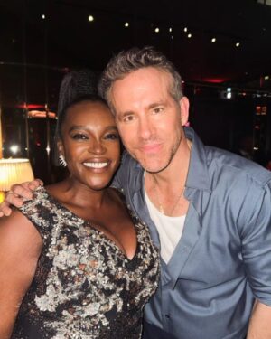 Wunmi Mosaku Instagram - Mama went OUT out! #DeadpoolWolverine premier last night! I had too much fun I forgot my feet hurt! Out July 26th! 

Styled by @shameelahhicks 
💄 @kilprity
💇🏿‍♀️ @cheryltbergamyhair
👗@pamellaroland

@deadpoolmovie #deadpool #B15