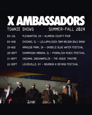 X Ambassadors Instagram - Chicago and Grand Rapids… you were sweatyyyy and so damn fun 🔥 can’t wait for Detroit, Milwaukee, and Cleveland next. ALSO, tickets for our Indianapolis Headline on 9/21 are officially on-sale now!! Go grab those tickets at the link in our bioooo.

📸: @christian.x