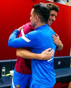 Xavi Hernández Instagram - Com a culer, company i entrenador, infinites gràcies per tot el que has fet pel nostre club. Has sigut un exemple en tot. 
Molta sort en la propera etapa @sergiroberto 🥰❤️⚽️🔝