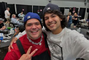 Xolo Mariduena Instagram - Weekend isn’t even over but it’s been too legendary to not DUMP.  Thank you to all the CK Heads, Blue Beetle Battalion and Lobitos that showed out. 💙💙