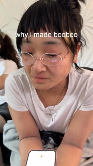 Yaeji Instagram - onions who sign up for hotline today get ‘booboo’ pre-save artwork and release date ..😤🥴😳 link in bio