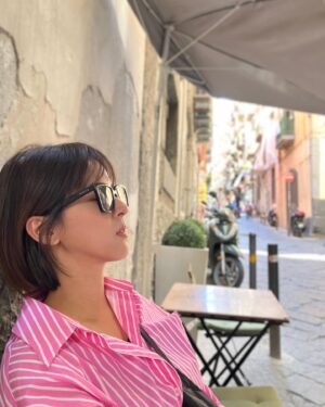 Yan-Pei Su Instagram - 睡吧！ 累了就休息吧！❤️
喝一杯好咖啡
犒賞自己還是要的😌

#義大利  #拿坡里 #mastracchino 
#值得再去拿坡里的那間好多紳士的咖啡店 #又好喝 #讓我進回憶