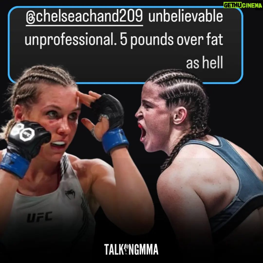 Yana Santos - 340 Likes - 😡| A clearly frustrated Yana Santos went off on opponent Chelsea Chandler after she missed weight by 5lbs
⚖️| The fight is still set to go ahead with Chandler losing a % of her purse
🤯| Chepe Mariscal and Danny Barlow also tipped the scales coming in over by 3.5 lbs and .25 lbs
🤷♂️| Does more need to be done about weight misses?
#mmafighter #ufc #mma #ko #knockout #combatsport #jiujitsu #bjj #bellator #cagewarriors #pfl #onechampionship #danawhite #fight #mmanews #mixedmartialarts #ufcnews #ufcedit #mmabetting #ufcbetting #ufcvegas95 #weightmiss