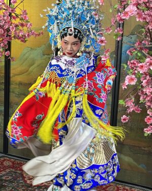 Yang Ge Instagram - Beijing opera Look 
Yes I know I’m your favorite Chinese girl 🥰
Absolutely #madeinchina and I’m really proud of you:)