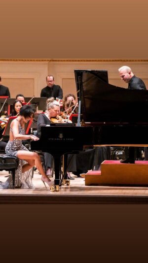 Yannick Nézet-Séguin Instagram - Have you watched our Rachmaninoff heartbeat experiment yet? If not, here’s a spoiler alert: Performers don’t just play notes together, they physically feel the music together. “My entire life as a conductor is to bring people in sync,” shares @nezetseguin. “That’s always my goal, but I never tonight it would really be reflected in heartbeats like this.” ⁠
⁠
We tracked the heartbeats of @yujawang.official, Nézet-Séguin, members of the @philorch, and concertgoers during a once-in-a-lifetime, all-Rachmaninoff marathon at Carnegie Hall. Watch the full experiment on our YouTube channel!