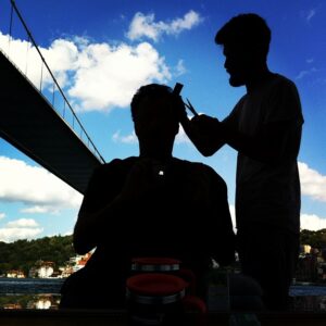 Yetkin Dikinciler Instagram - #bosphorus #istanbul #shooting #haircut #babaadam