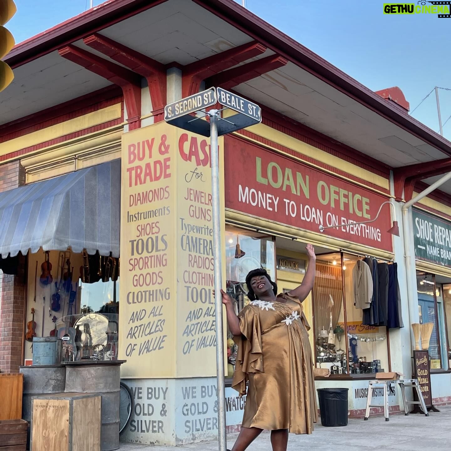 Yola - 1.3K Likes - Thank you sweet friend @nicolejuliette1 for this lush picture of my Sister Rosetta Tharpe costume for the Oscar nominated @elvismovie that you captured on your many travels as the merch lady with the mostest! I thought I’d add some photographic memories that you may not have seen! 🩷🩷🩷 #elvismovie #sisterrosettatharpe #pridemonth #queericon #rocknroll #ally