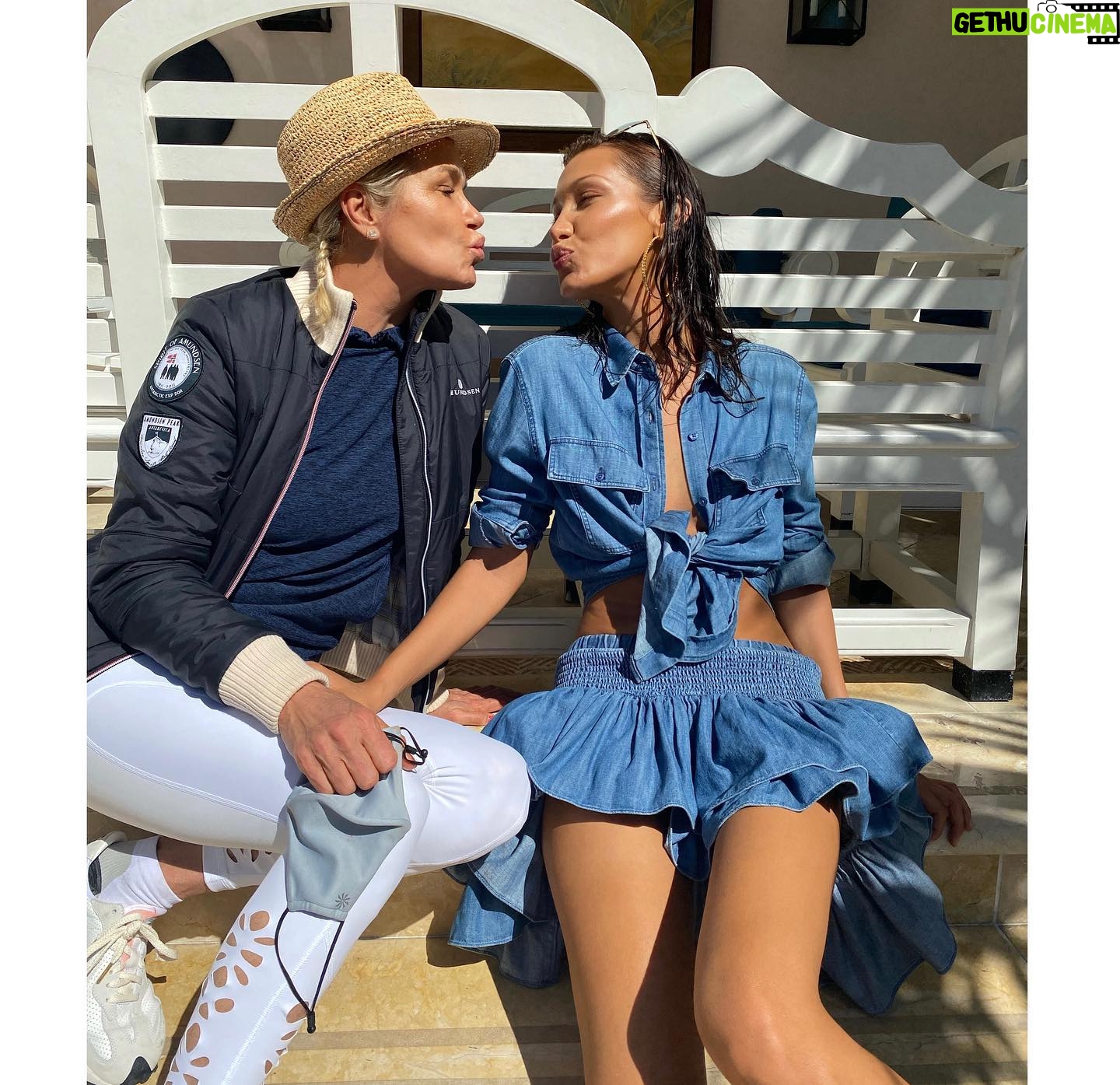 Yolanda Hadid - 159.6K Likes - ❤️Behind the scenes with my baby girl @bellahadid for @michaelkors and his incredible team… I love you Bell, so proud of your work ethic and kindness for all who cross your path… #Proudmommy