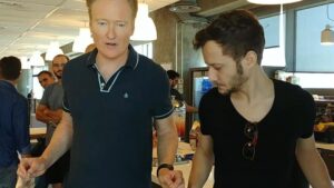Yon Tumarkin Instagram - לפעמים חלומות מתגשמים! 😍😍😱😱😁😁😁 OMG I'm so excited! #conanisrael @teamcoco