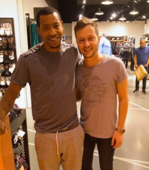 Yon Tumarkin Instagram - Andrew Goudelock!! 😁🏀 #מתרגשכמוילד