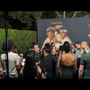 Yuji Okumoto Instagram - More pictures from the Cobra Kai Season 6 Premiere and afterparty with some of the cast. Be sure to check out Part 1! @cobrakaiseries @netflix #cobrakai #cobrakaiseason6 #chozen #premiere #redcarpet