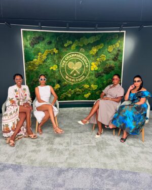 Yvonne Orji Instagram - There were many amazing moments that I got to experience firsthand this @wimbledon (and I’ll post about them later), but on TUH-DAY, it’s all about the NEWEST LADIES’ DOUBLES CHAMPIONS, @tay_taytownsend @siniakovakaterina!!
🎾
BAYYYBEEEE the Black Gworl Brigade had our marching orders to bring the energy (and prayers—which we started off the match with!). And lemme tell you right now, there was no couth or chill left in that players box! @susankelechiwatson @s11mone @_miggle_ @susanchardy and I let erryyybody know what team we were rooting for!!
🎾
T-Town, sooooo very proud of you! All that you’ve had to carry and sacrifice and still show up and give it a thousand percent!! You and Katerina understood the assignment and did what needed to be done: your first time playing together and your first women’s doubles championship. What a well-deserved moment! 
🎾
Shout out to @kennyhamilton, @elevatewithjohn , @ronschwab and everybody on the team for welcoming and taking such good care of us — let’s do it again! @usopen here we come!!
#wimbledon
#GameSetMatch!
#TeamTownsend
#EFFemUpTay!!
#KendrickAndCrumpets
