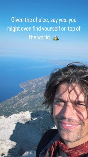 Zac Hanson Instagram - Given the opportunity, say yes, you will never know what you are capable of until you reach your limits. Every great thing requires sacrifice, if only your control.