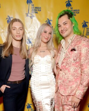 Zach Villa Instagram - @gunsandmosesmovie premiere…& then shawarma after?? ✨ 

Yes I still do movie things. 🍿 Had clearly no fun at all supporting this great film. Congrats to all involved, it truly takes an entire village and this one came out fantastic. Ty to @accidentaltalmudist @ninabeth13 shannsmak @leebroda @aimeeschoof @alotlikenat for having me on this. 

Ty
@lajewishfilmfestival 
@intrinsicvaluefilms 
@lbentertainment.co 

Standing w giants:
@markfeuerstein @neal_mcdonough @dermotmulroney @mrchristopherlloyd @edwardquinn @gene_freeman @cheriealexandra @alonatal @mercedesmason @dontpanicmassi @brielleangelique @jujubrenerofficial @milabrenerofficial