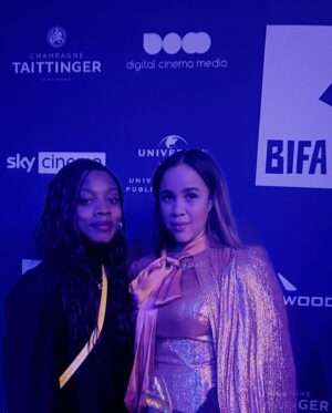 Zawe Ashton Instagram - Real super villains wear capes. @thevampireswife 🧡

You will always have my heart @bifa_film 💙 

Congratulations to all the winners and nominees especially the supremely talented and kind @vivianforever_ @savanahleaf @nathanstewartjarrett and George MacKay and fellow indie spirit @niadacosta for being my hawt date.

#britishindependentfilmawards