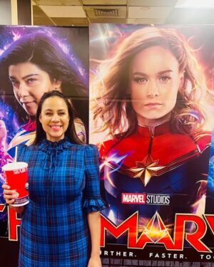 Zawe Ashton Instagram - The Marvels in the Big Apple 🍎 

#TheMarvels #DarBenn