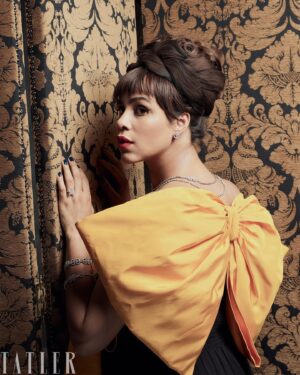 Zawe Ashton Instagram - With this summer’s hottest period drama hitting the silver screen today, @zawe is Tatler’s October issue cover star. From rising to fame in Fresh Meat to joining the @marvel universe, @louisquinze meets the multi-hyphenate actress, writer, director – and mother-and-bride-to-be – as Miss Ashton rips up the Regency rule book in @mrmalcolmslist. Click the link in bio for the full interview, and don’t miss the October issue, on sale 1 September. Photographed by @lucbraquet and styled by @hannahteare.