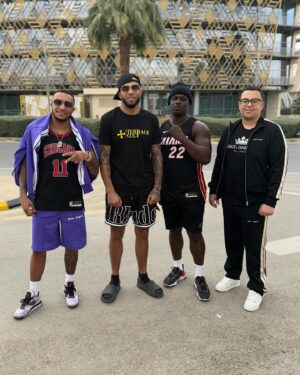 Zelfa Barrett Instagram - Quick Trip For Bros Fight 24hr Turn Over ✈️🇬🇧-🇸🇦 In And Out 🥷🏾
