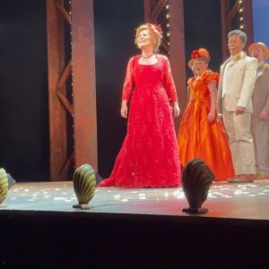 Zerrin Tekindor Instagram - Dün akşam @thelondonpalladium’da #JerryHerman & #MichaelStewart müzikali @hellodollyldn’yi seyrettim. Dolly Levi adındaki bir çöpçatanın, zengin iş adamı Horace Vandergelder‘a evlenmesi için uygun bir eş araması fakat içten içe kendinin ona aşık olmasıyla başlayan ve devam eden, ilk kez 1964’te sahnelenmiş bir müzikal komedi. Kalabalık dans sahnelerindeki koreografi ve uyum müthişti. Dekor ve ışık tasarımı şahaneydi. Zaten oynanan tiyatro, Londra’nın en eski ve en görkemli tiyatrolarından biri. Salonun o ahşap işçiliği, duvarlardaki resimler, ışıklandırması, o dramatik kırmızı perdenin güzelliği…. İnanılmaz büyülüydü. Fuayede nefis bir bar var. Eskiden, ben Ankara Devlet Tiyatrosu’ndayken, bar değilse de büyük bir büfe vardı tiyatro fuayelerinde. O büfede de hangi oyun oynanıyorsa, oyunun adı ve sezonu yazılı etiketleri olan beyaz ve kırmızı şarap satılırdı küçük şişelerde. Ben de oyunumdan hatıra olsun diye, o şişeleri saklardım. Ne güzel günlerdi…
Tekrar oyuna gelecek olursam; Dolly rolündeki #ImeldaStaunton 68 yaşında ve performansı inanılmaz. Oyunun ortasındaki bir şarkıyı öyle bir söyledi ki, bütün salon ayağa fırladı. Diğer oyuncular da harikaydı. 14 Eylül’e kadar oynuyor. Fırsatı olanlara tavsiye ederim. #HelloLDN #HelloDolly