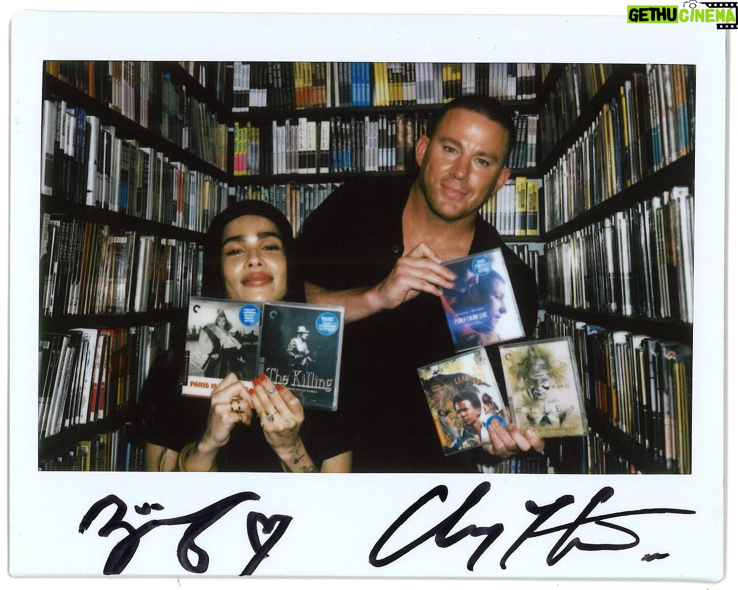 Zoë Kravitz - 261.4K Likes - thank you @criterioncollection what a dream