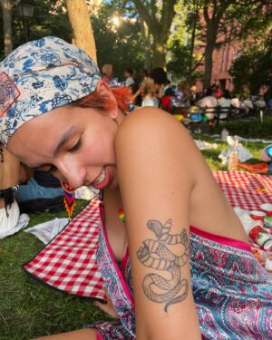 Zoe Terakes Instagram - Here’s some NYC Pride joy, before it all got really shit. Thousands of queer and trans people all gathered in a packed Washington Square park; celebrating the fuck out of each other, loving on each other so hard. Then people started running. Then we heard what sounded like gunshots. A few of them. We ran for our lives. People got trampled on, people were bleeding, crying, screaming. People just kept yelling, “Shooter! There’s a shooter!” I ran to the nearest building and hid in a janitors closet for two hours with 4 strangers cos I lost all my friends in the masses. Turns out some cunt stood in the middle of the park and fired fireworks at people. AT people. Hurt people. I’m grateful it wasn’t a gun, but how fucked is that sentence? This was a scare tactic. And it was successful. It was a completely devastating reminder of just how much queer and trans people in this country are fearing for their lives. How constantly on edge everyone feels. How fucking unsafe this place is. That there are now ‘shooting scares.’ I’d never felt so much euphoria as I did on Sunday. Never felt more myself. I cried tears of belonging. I’ve also never felt so terrified as I did on Sunday. I didn’t know if the people I loved were alive and vis versa. Shit was fucking traumatic. And I’m so fucking tired of this fear that is woven so tightly into the fabric of queer life. I’m so fucking tired of feeling like no joy comes for free, that there’s a catch, that we’ll have to pay for it somehow. Because, more often than not, we do. And it breaks my fucking heart. It breaks my fucking heart.