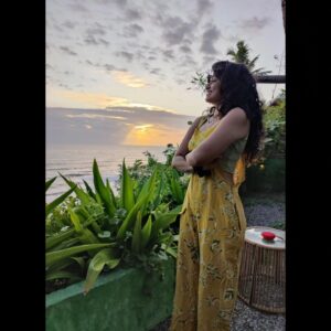 indhu Instagram - Born to a land of sea, sun , rains and deep rooted passion.. 
We sometimes get lost in the humdrum of the materialistic ,outside world... We forget that we come from one of the oldest civilizations in the world and that we  are one with all around us. 
It's in our blood. Generations and generations of a deep connection and respect with Nature and all her manifestations. 
We were made to feel ashamed of it, made to feel it's uncivilized , wrong and not good enough. ... We forced ourselves to forget a lot in order to fit in to be respected and appreciated .... 

Come back. Come back to who you are. Take the effort. There are only perspectives. Only you know what fits you and makes your soul sing. .... It's the hardest thing to do in this world. Do it. Work for it. It's worth it. ...

To those who don't understand what I am saying- It's ok. I respect you and your thoughts too. 🙏
To those who do - I see your fight amidst all the contradictions. Good job. You are strong. You are not alone. 🤗

Loka Samastha Sughino Bhavanthu
Om Shaanti Shaanti Shaanti Shaantihi....💙