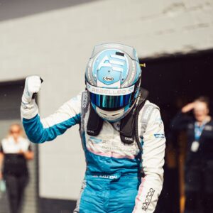 Abbie Eaton Instagram - POLE POSITION! 1️⃣

So pleased to be able to put the #FATLivery car on pole for Silverstone, and to be the first female in Porsche Carrera Cup history to put it on overall pole 😁

Tomorrow is looking like a pretty wet day so let’s see what she’s like in the rain ☔️ 

Thank you to everyone involved in the journey 🙏🏻

LFG! 

#Silverstone #PCCGB #PolePosition #FATLivery