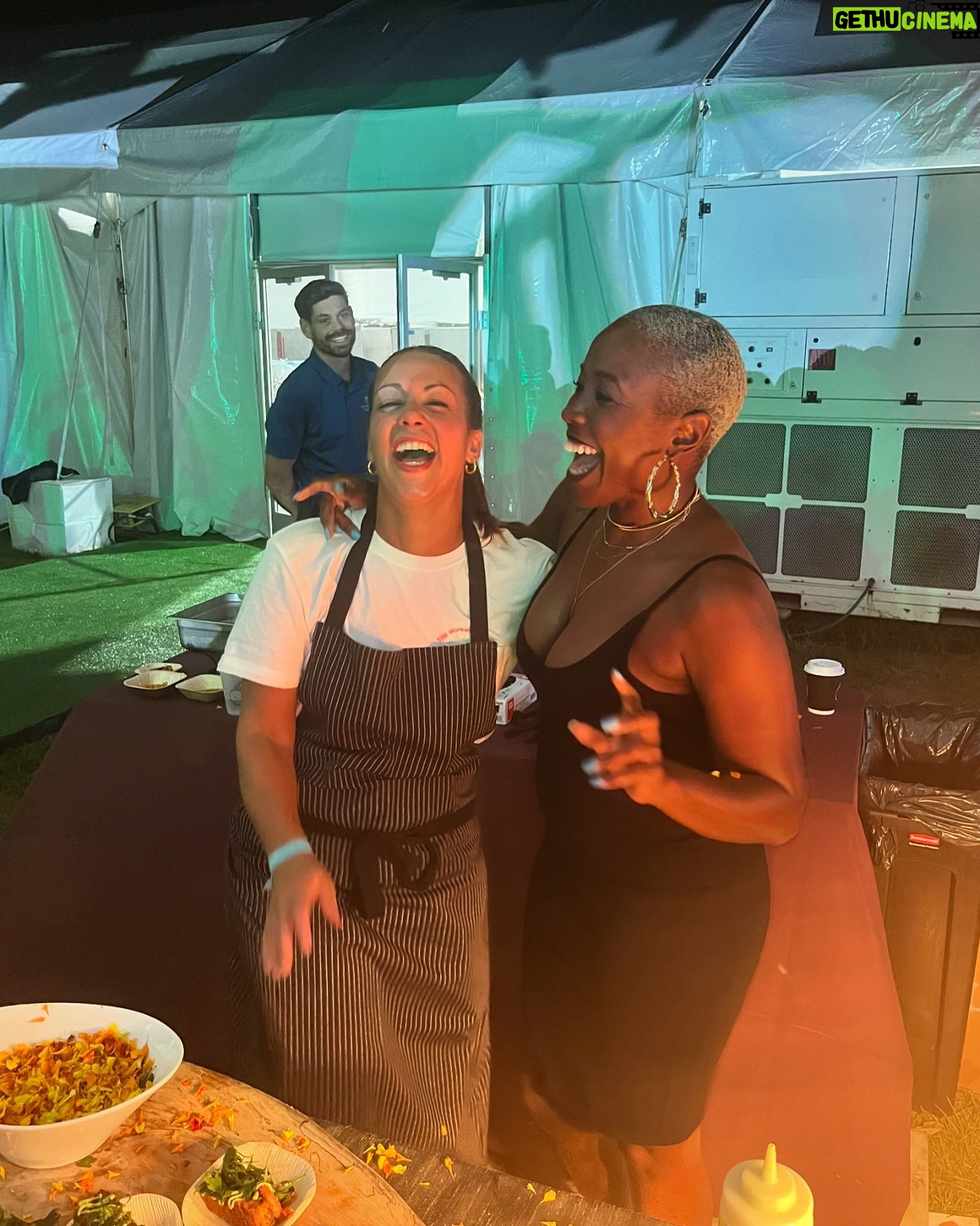 Adrienne Cheatham - 1K Likes - My heart is so full. The Family Reunion @salamanderresort is the absolute best weekend of the summer. So much love, so many friends, and suuuuch amazing food. Thank you @chefkwameonwuachi and @officialsheilajohnson for sprinkling this magic on all of our hearts 🥰✨
This will require another post to capture all of the special moments with these amazing humans, but for now here’s a few highlights 🤗 (including the Creole Shrimp Toast with Lime Aioli and Herb salad I served Friday night)
#thefamilyreunion #family #foodfestival #chef