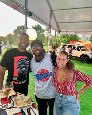 Adrienne Cheatham Instagram - My heart is so full. The Family Reunion @salamanderresort is the absolute best weekend of the summer. So much love, so many friends, and suuuuch amazing food. Thank you @chefkwameonwuachi and @officialsheilajohnson for sprinkling this magic on all of our hearts 🥰✨

This will require another post to capture all of the special moments with these amazing humans, but for now here’s a few highlights 🤗 (including the Creole Shrimp Toast with Lime Aioli and Herb salad I served Friday night) 

#thefamilyreunion #family #foodfestival #chef