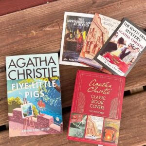 Agatha Christie Instagram - Christie fans in the US have been sharing their new Poirot editions, writing journals, pens, and postcards. 🤩 Don't forget to tag us in your photos for your chance to be featured on our page.
📷 @blkbelle_reads, @jills.bookshelf, @fresh.air.reads, @readwithash, @amy_alwaysreading, @lyon.brit.andthebookshelf, @readitandquip, and themaryreader #Regrams

#AgathaChristie #DeathOnTheNile #FiveLittlePigs #TheBACMurders #HerculePoirot #StationeryLovers #BookLovers #BookstagramUS