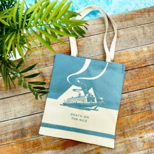 Agatha Christie Instagram - We are delighted that these beautiful new products from @halfmoonbaybydesign are now available in the UK. Which one is your favourite? 👜☕👓 
Shop now via the UK shop link in our bio

#AgathaChristie #HalfMoonBay #DeathOnTheNile
