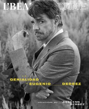Aislinn Derbez Instagram - Hoy es cumpleaños de este chico @ederbez (que por cierto es mi papá) y para celebrarlo nos entrevistamos mutuamente en este crossover de portadas para @lbeautemx & @lbeautehomme y se que será uno de esos recuerdos que cuando estemos viejitos nos dará orgullo ver. 

Te amo siempre pa🥹😍! 
Vayan a felicitarlo y mandarle amor 🥳🎉🎂🎈🎁