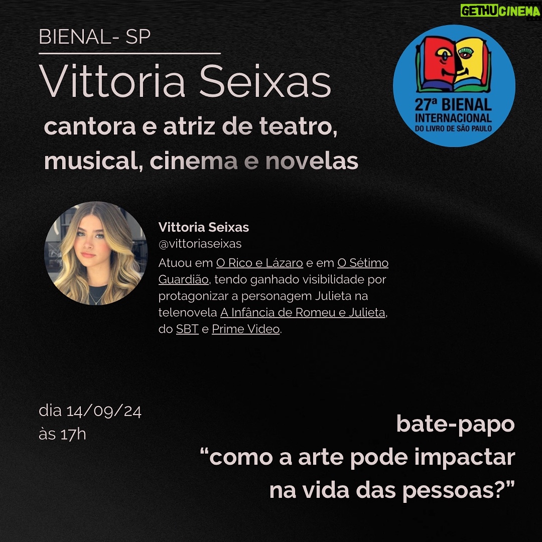 Alana Cabral - 5.7K Likes - Estaremos esperando vocês no Espaço Infância às 17hrs!
Vem pra Bienal do Livro🤍
.
.
.
#bienal #bienaldolivro #bienalsp #atores #atrizmirim #influencer #explore #cultura